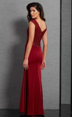 Clarisse - 6317 Embellished V-neck Dress Formal Gowns