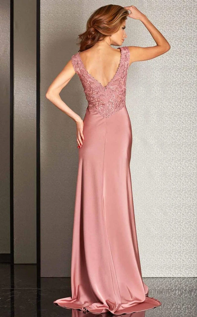 Formal Gowns Clarisse - M6248 Crystal Lace Sheath Dress 5 Formal Gowns Clarisse - M6248 Crystal Lace Sheath Dress