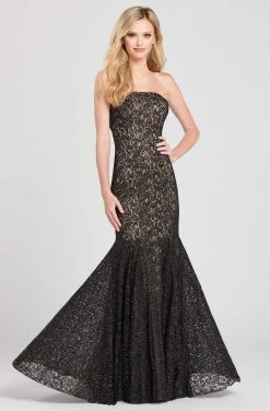 Formal Gowns Colette For Mon Cheri - CL12059 Strapless Lace Mermaid Dress