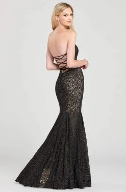 Formal Gowns Colette For Mon Cheri - CL12059 Strapless Lace Mermaid Dress