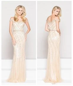 Colors Dress Formal Gowns Colors Couture - J059 Opulent Off-Shoulder Evening Gown