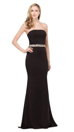 Formal Gowns Colors Dress - 1541 Sleek Jewel Embellished Gown