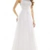 Colors Dress - Strappy Lace Bodice A-Line Gown G889 - 1 Pc Off White In Size 4 Available Formal Gowns