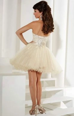 Cocktail Dresses Damas - 52334 Strapless Beaded Sweetheart Tulle A-line Dress 5 Cocktail Dresses Damas - 52334 Strapless Beaded Sweetheart Tulle A-line Dress