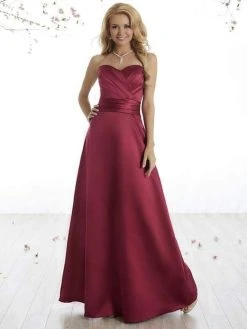 Formal Gowns Damas - 52416 Pleated Sweetheart Satin A-line Dress