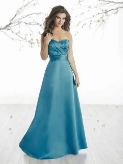 Formal Gowns Damas - 52416 Pleated Sweetheart Satin A-line Dress