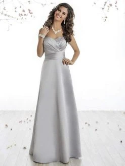 Formal Gowns Damas - 52416 Pleated Sweetheart Satin A-line Dress