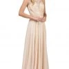 Dancing Queen - 2092 Embroidered Halter A-Line Evening Gown Formal Gowns