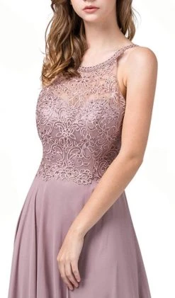 Formal Gowns Dancing Queen - 2678 Beaded Halter A-Line Prom Dress 9 Formal Gowns Dancing Queen - 2678 Beaded Halter A-Line Prom Dress