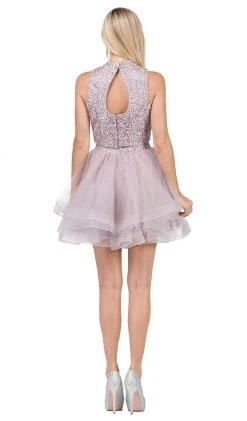 Dancing Queen - 3042 Two Piece Floral Embroidered Homecoming Dress Prom Dresses 13 Dancing Queen - 3042 Two Piece Floral Embroidered Homecoming Dress Prom Dresses