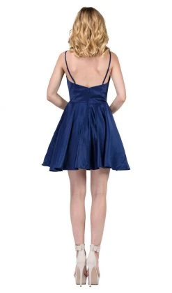 Cocktail Dresses Dancing Queen - 3059 Sleek Pleated Surplice Homecoming Dress 19 Cocktail Dresses Dancing Queen - 3059 Sleek Pleated Surplice Homecoming Dress