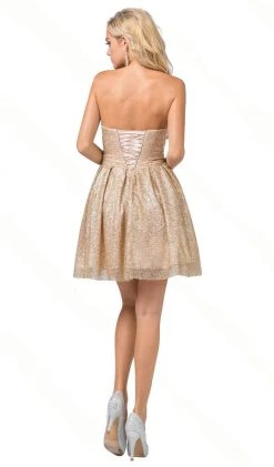 Cocktail Dresses Dancing Queen - 3106 Sweetheart Pleated Prom Dress