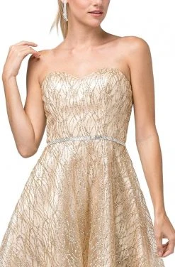 Cocktail Dresses Dancing Queen - 3136 Embellished Strapless Sweetheart A-line Dress 10 Cocktail Dresses Dancing Queen - 3136 Embellished Strapless Sweetheart A-line Dress