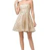 Cocktail Dresses Dancing Queen - 3136 Embellished Strapless Sweetheart A-line Dress