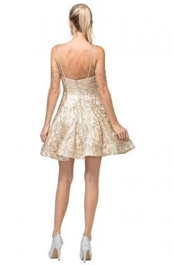 Cocktail Dresses Dancing Queen - 3196 Embellished V-neck A-line Cocktail Dress