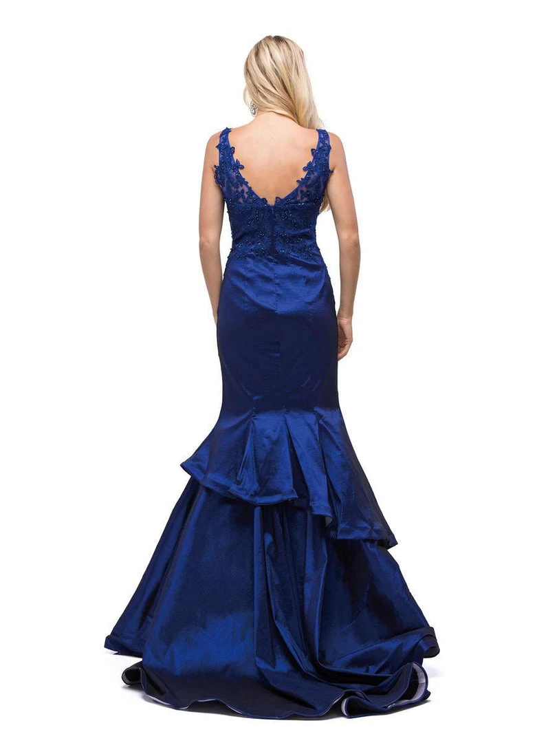 Formal Gowns Dancing Queen 9457 Sleeveless V-Neck Mermaid Evening Dress 5 Formal Gowns Dancing Queen 9457 Sleeveless V-Neck Mermaid Evening Dress