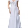 Dancing Queen Bridal - 137 Embellished Off-Shoulder A-line Gown Formal Gowns 1 Dancing Queen Bridal - 137 Embellished Off-Shoulder A-line Gown Formal Gowns