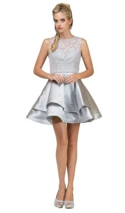 Dancing Queen - Lace Layered A-Line Cocktail Dress 2011 - 1 Pc Red In Size XL Available 7 Dancing Queen - Lace Layered A-Line Cocktail Dress 2011 - 1 Pc Red In Size XL Available