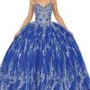 Dancing Queen - Sleeveless Lace-Up Back Tie Embellished Ballgown 1641 - 1 Pc Royal Blue In Size XS Available Formal Gowns 2 Dancing Queen - Sleeveless Lace-Up Back Tie Embellished Ballgown 1641 - 1 Pc Royal Blue In Size XS Available Formal Gowns