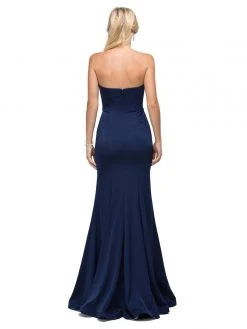 Dancing Queen Strapless Sweetheart Beaded Dress 9720 - 1 Pc. Blush In Size Extra Small Available