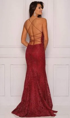 Dave & Johnny A10408 - Beaded Scoop Sleeveless Evening Gown Formal Gowns 5 Dave & Johnny A10408 - Beaded Scoop Sleeveless Evening Gown Formal Gowns