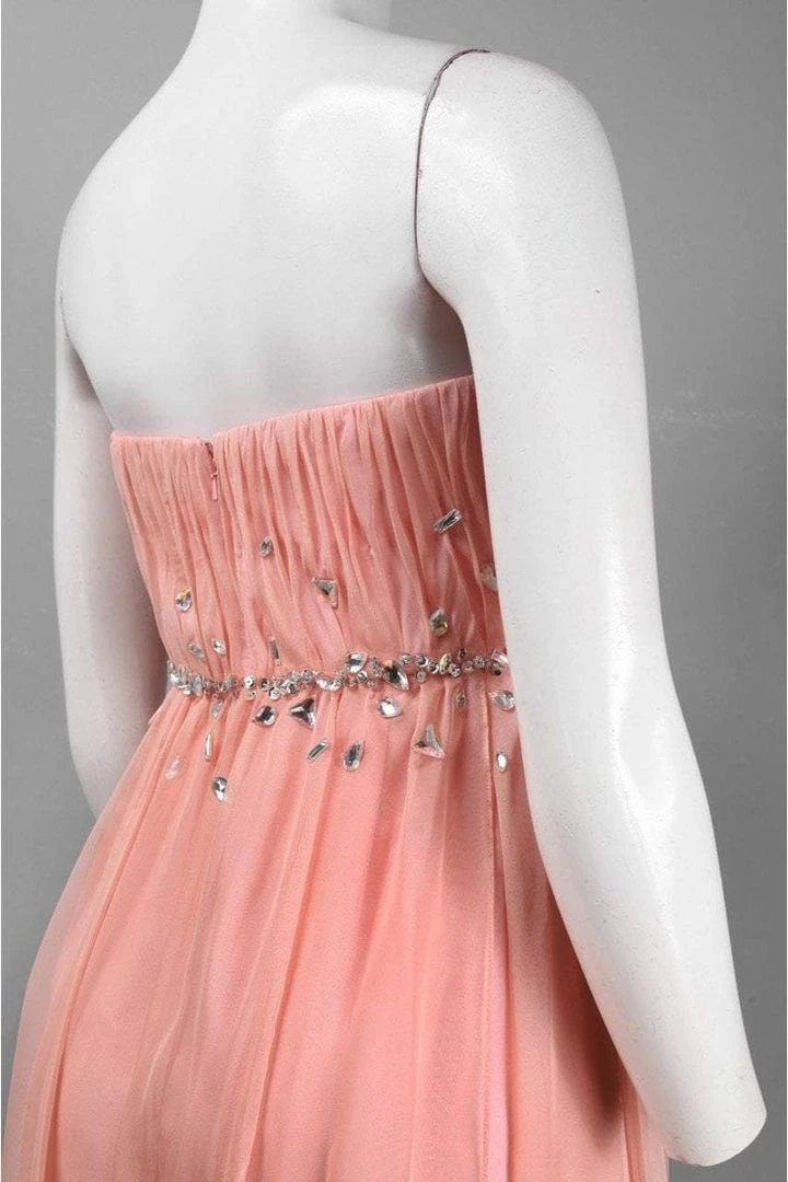 Decode 1.8 - 182471D Strapless Ruched Chiffon Evening Dress Formal Gowns 5 Decode 1.8 - 182471D Strapless Ruched Chiffon Evening Dress Formal Gowns