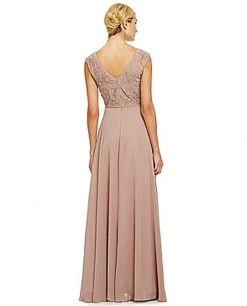 Decode 1.8 - 182573 Capsleeve Embellished Empire Long Dress Formal Gowns 6 Decode 1.8 - 182573 Capsleeve Embellished Empire Long Dress Formal Gowns