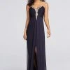 Decode 1.8 - 182934 Embellished Strapless Ruched Dress With Slit Formal Gowns 2 Decode 1.8 - 182934 Embellished Strapless Ruched Dress With Slit Formal Gowns