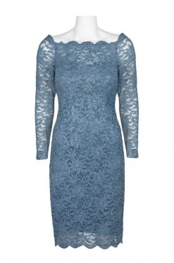 Decode 1.8 - 183762 Long Sleeve Off Shoulder Floral Lace Dress