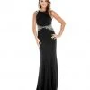 Formal Gowns Decode 1.8 - 183852 Sheer Embellished Fitted Jersey Dress