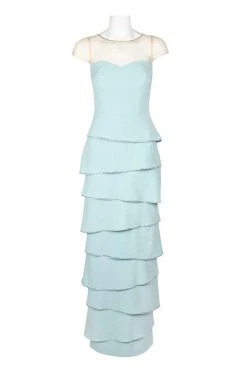 Formal Gowns Decode 1.8 - 184479 Embellished Tiered Sheath Dress 9 Formal Gowns Decode 1.8 - 184479 Embellished Tiered Sheath Dress