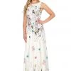 Decode 1.8 - 184552 French Floral Printed A-Line Long Dress