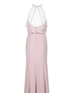 Decode 1.8 - 184609 Tiered Flounce Long Halter Dress