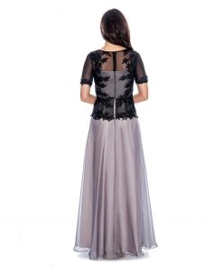Decode 1.8 - Applique Peplum Gown 183149