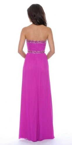 Decode 1.8 - Bedazzled Strapless Sweetheart Gown 181488