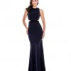 Decode 1.8 - Halter Neck Crepe Dress 183607 Formal Gowns 2 Decode 1.8 - Halter Neck Crepe Dress 183607 Formal Gowns