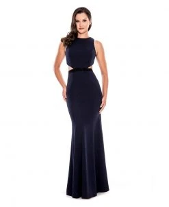 Decode 1.8 - Halter Neck Crepe Dress 183607 Formal Gowns