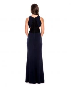 Decode 1.8 - Halter Neck Crepe Dress 183607 Formal Gowns