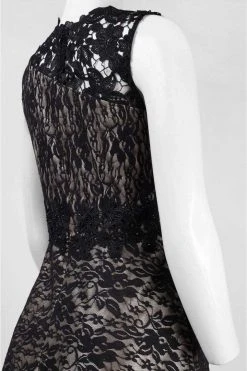 Cocktail Dresses Decode 1.8 - Lace Embellished A-line Dress 183252