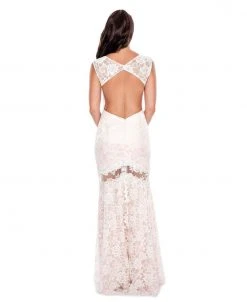 Decode 1.8 - Lace Embellished Illusion Bateau Neck Dress 183368 6 Decode 1.8 - Lace Embellished Illusion Bateau Neck Dress 183368