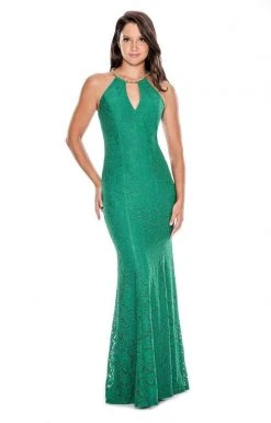 Decode 1.8 - Lace Halter Neck Dress 183578 Formal Gowns