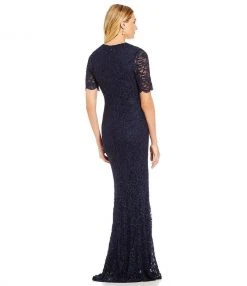 Decode 1.8 - Lace Queen Anne Neck Dress 183465 Formal Gowns