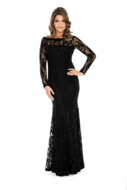 Formal Gowns Decode 1.8 - Off-Shoulder Embellished Lace Dress 183965