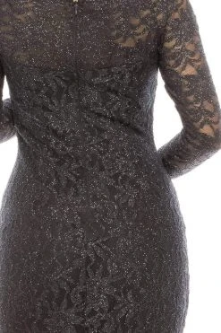 Formal Gowns Decode 1.8 - Off-Shoulder Lace Mermaid Gown 183916 - 2 Pcs Charcoal In Sizes 2 And 6 Available 10 Formal Gowns Decode 1.8 - Off-Shoulder Lace Mermaid Gown 183916 - 2 Pcs Charcoal In Sizes 2 And 6 Available