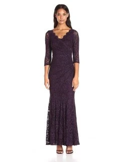 Decode 1.8 - Scalloped Lace Dress 183130 Formal Gowns