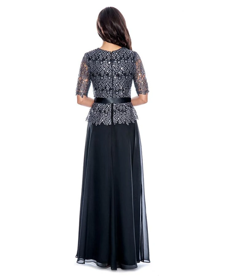 Formal Gowns Decode 1.8 - Sequined Queen Anne Dress 183201 4 Formal Gowns Decode 1.8 - Sequined Queen Anne Dress 183201