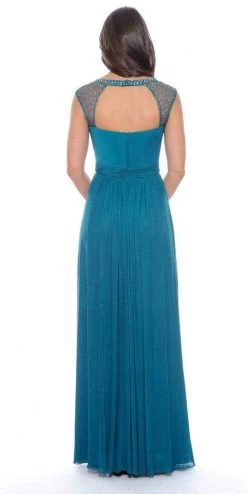 Decode 1.8 - Sparkling Neckline Jersey Mesh Gown 182423 Formal Gowns