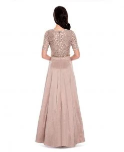 Decode 1.8 - V Neck Lace A-Line Dress 183670 Formal Gowns