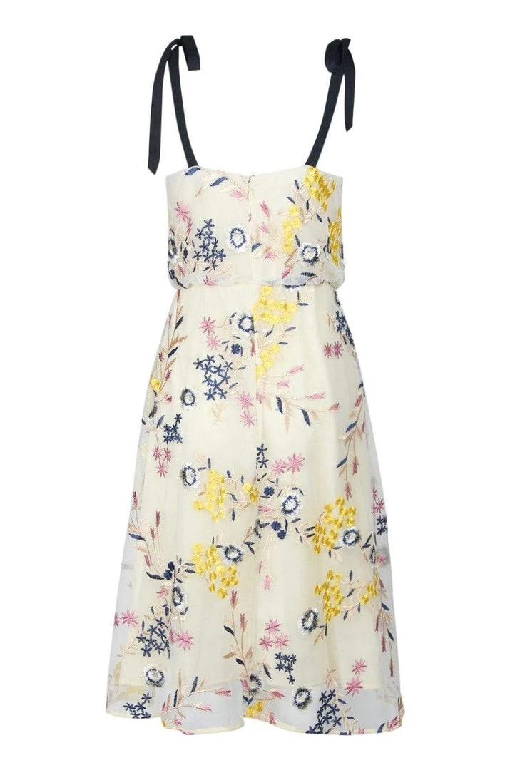 Cocktail Dresses Donna Morgan - D5845M Embroidered V-neck A-line Dress 6 Cocktail Dresses Donna Morgan - D5845M Embroidered V-neck A-line Dress