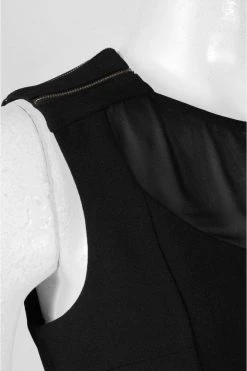 Donna Morgan - D9019M Illusion Crepe Sheath Dress